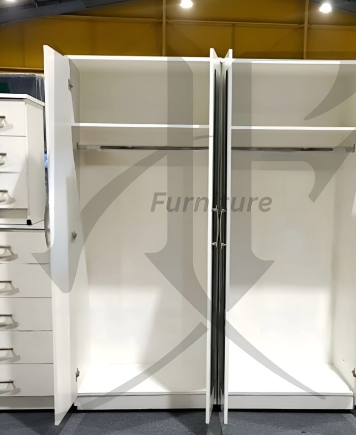 4 door wardrobe set