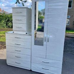 2 door wardrobe set