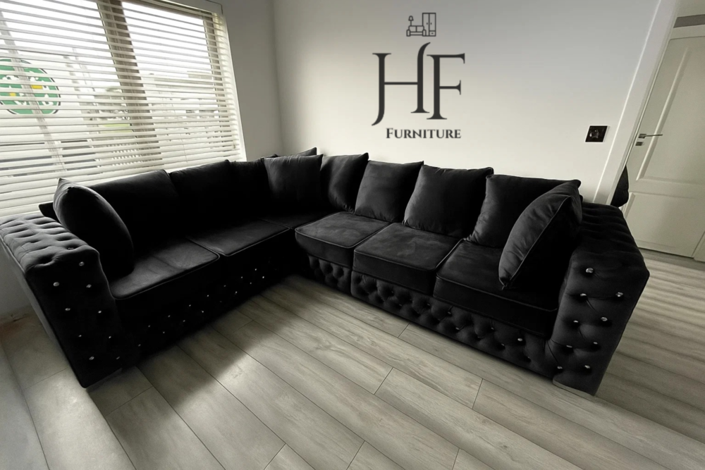 Ashton Velvet Corner Sofa –Color