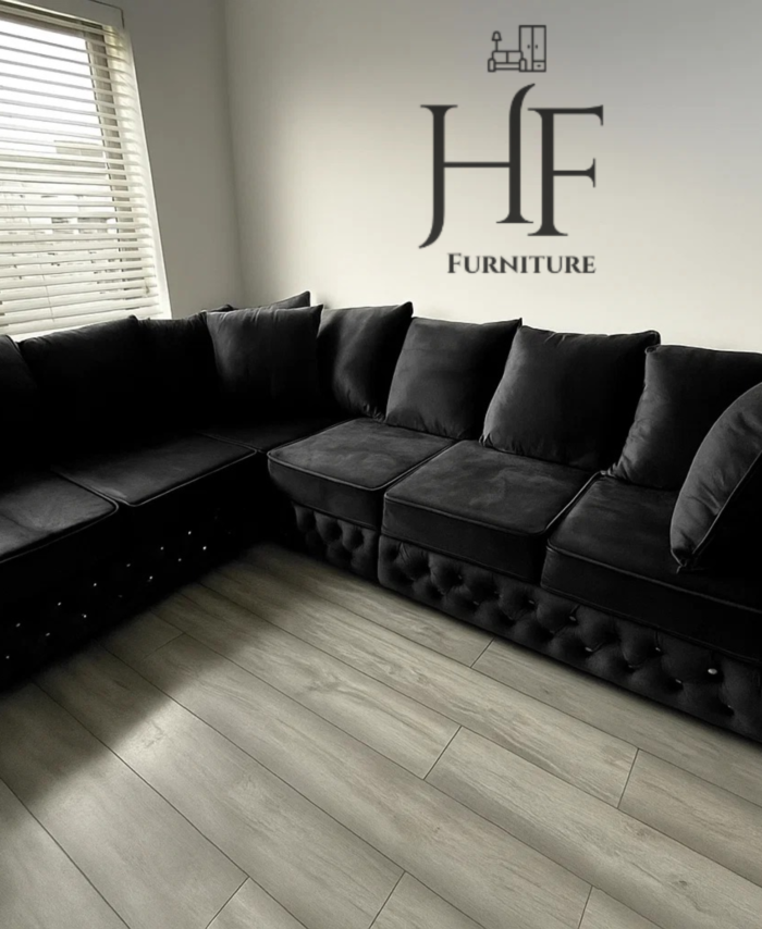 Ashton Velvet Corner Sofa –Color