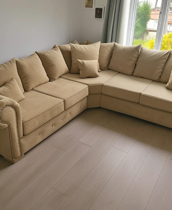 Olympia Velvet Corner Sofa