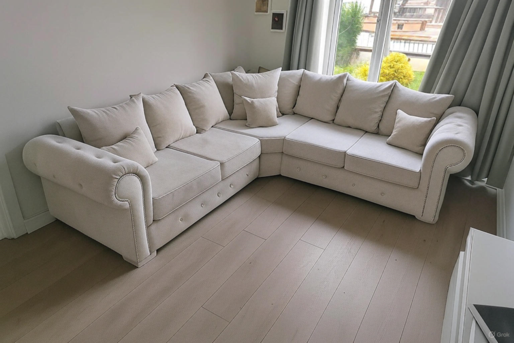 Olympia Velvet Corner Sofa