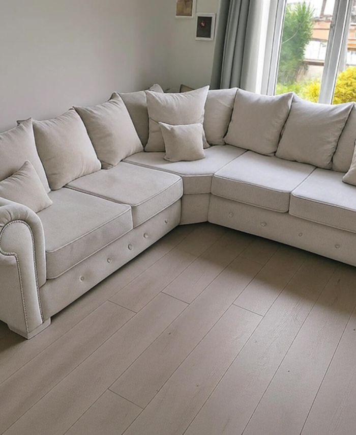 Olympia Velvet Corner Sofa