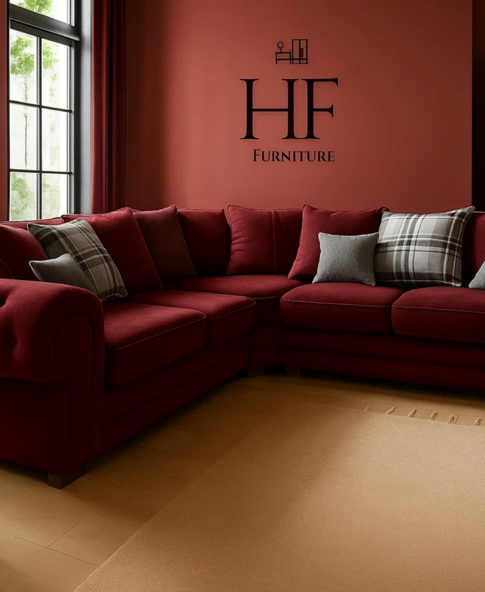 VERONA CHENILLE CORNER SOFA