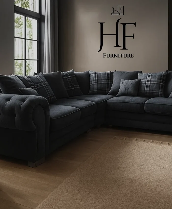 VERONA CHENILLE CORNER SOFA
