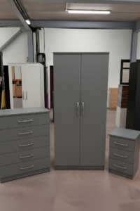2-Door Wardrobe Set