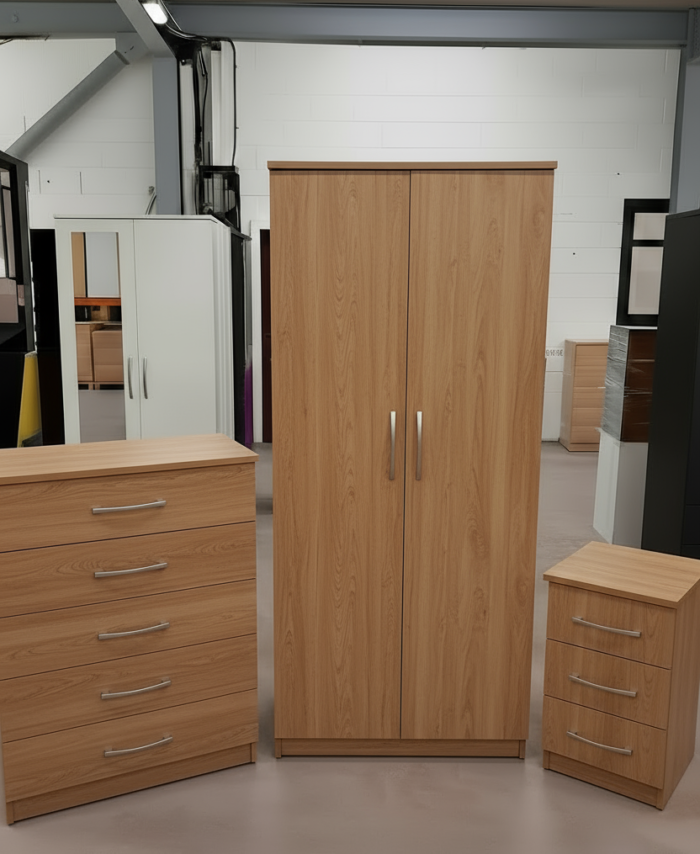 double wardrobe set