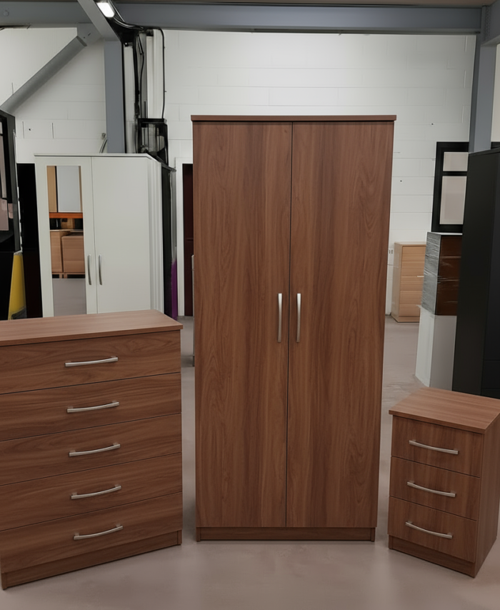 double wardrobe set'