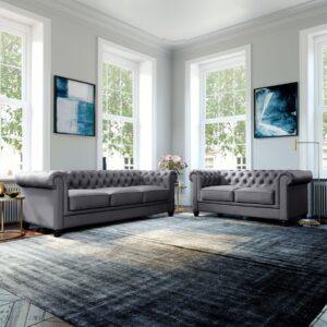 Leather Chesterfeild Sofa