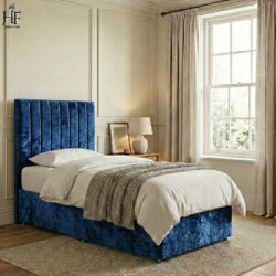 Single Bed Blue Colour