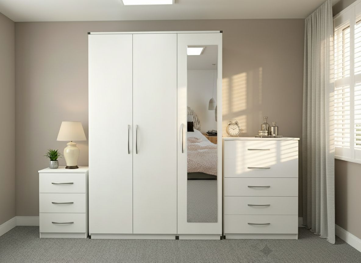 3-Piece-Ready-Assembled-Bedroom-Furniture-Set-White-Grey-Black-Oak-Walnut