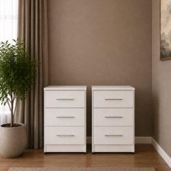 Shop our ready assembled white 4-door mirror wardrobe bedroom furniture set. Free UK delivery. From £119 at HF Furnitures.