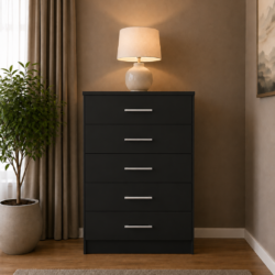 Shop our ready assembled black 4-door mirror wardrobe bedroom furniture set. Free UK delivery. From £119 at HF Furnitures.